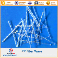 Fibre incurvée de fibre de polypropylène de fibre de macro